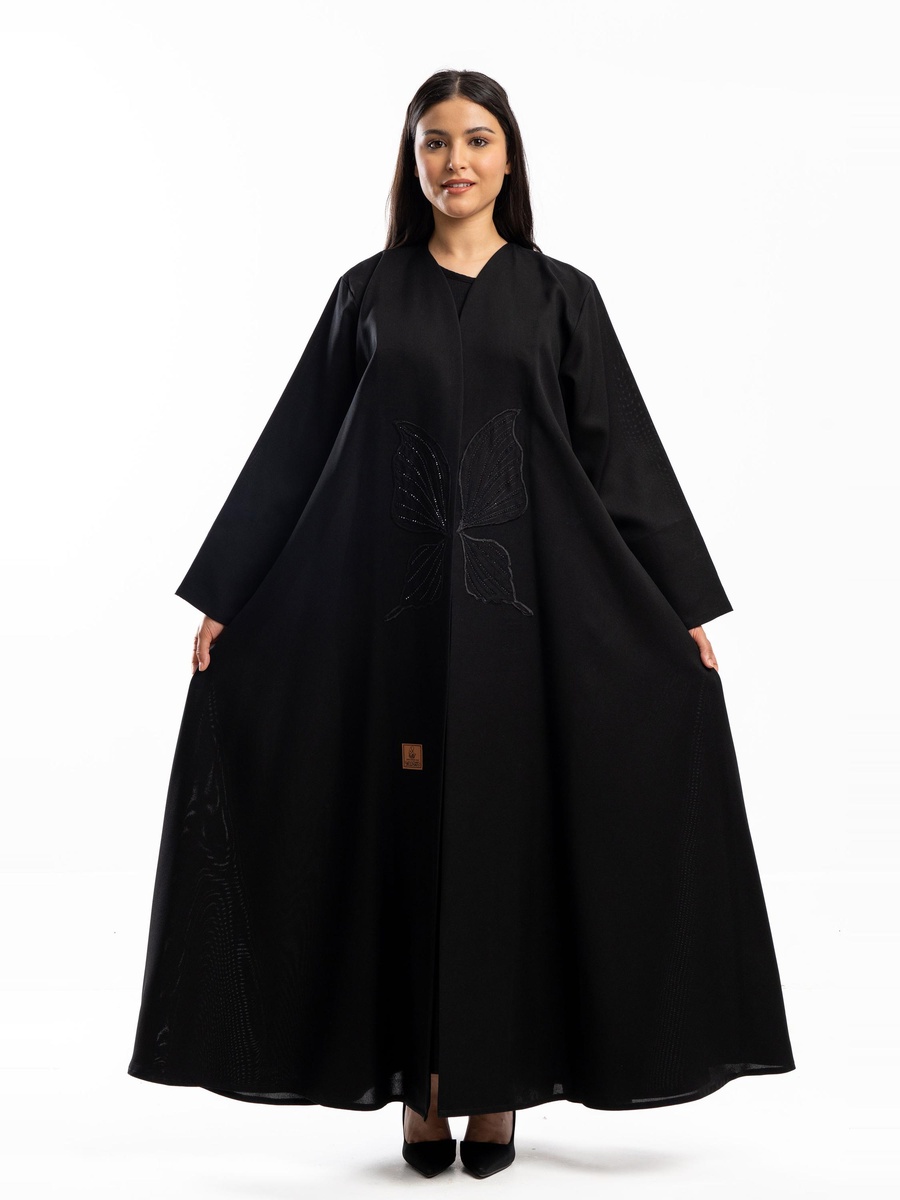 Butterfly Embroidery Seela Abaya