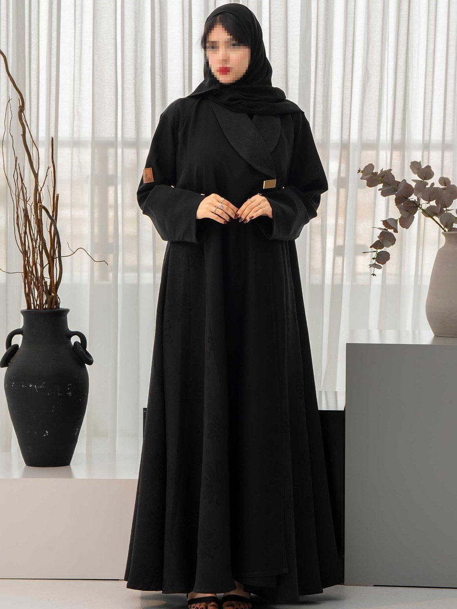 Collared Abaya with Hijab