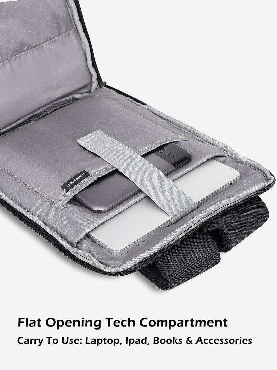 Vogue Multifunctional Laptop Backpack with Trolley Sleeve 17L