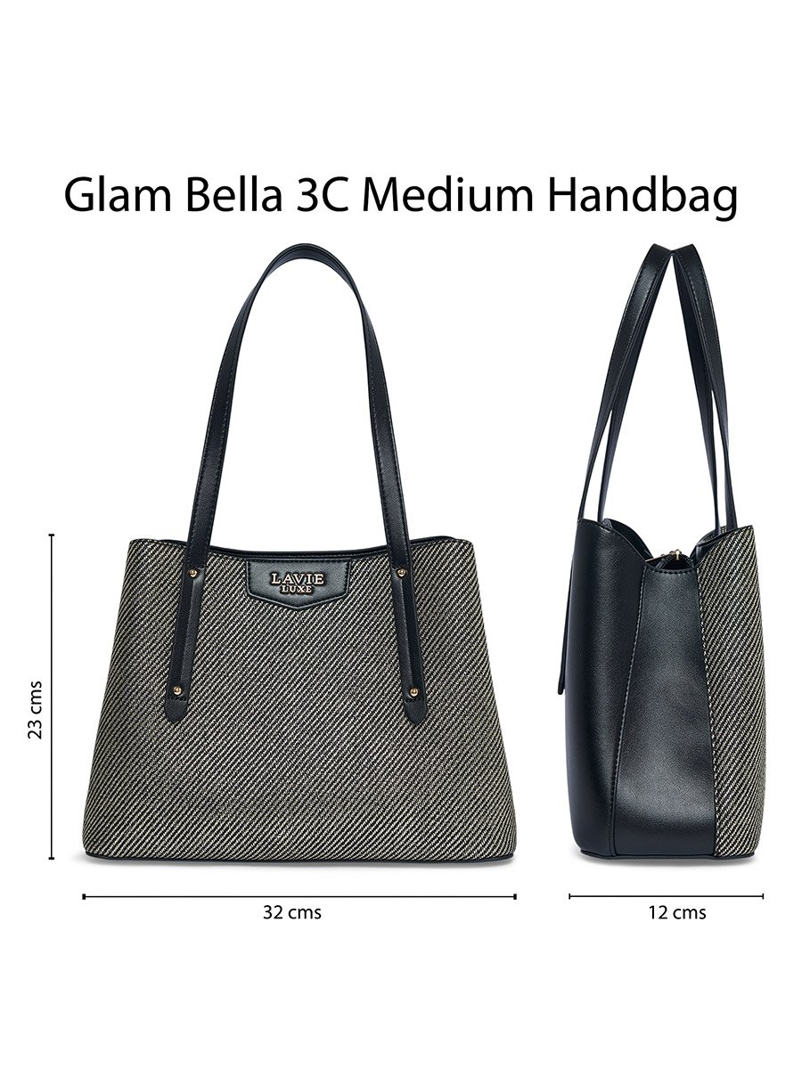 Glam Bella 3-Compartment Medium Bag