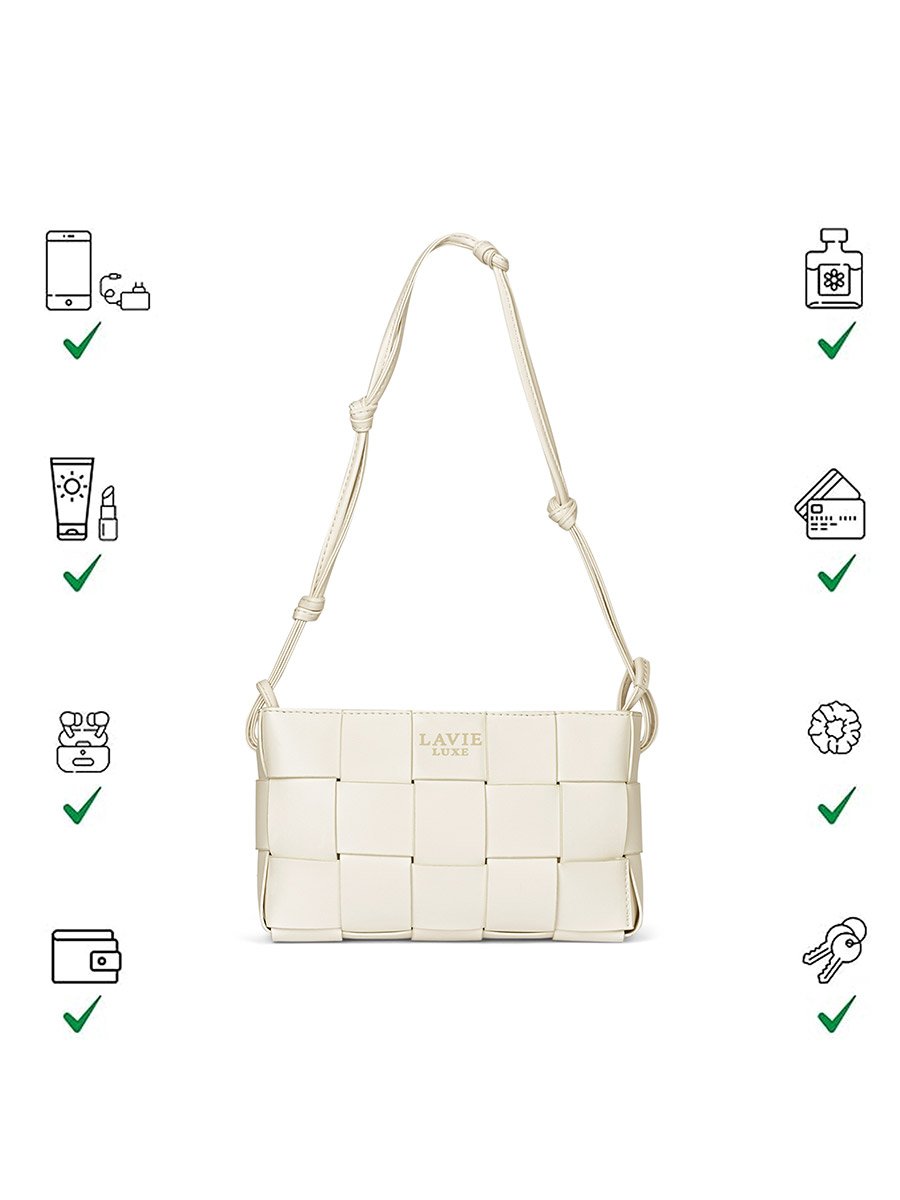 Bot Elle Woven Shoulder Bag