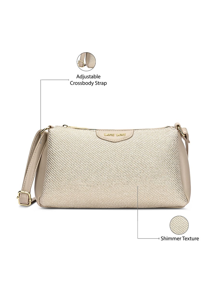 Glam Lizzy 3-Compartment Sling Bag