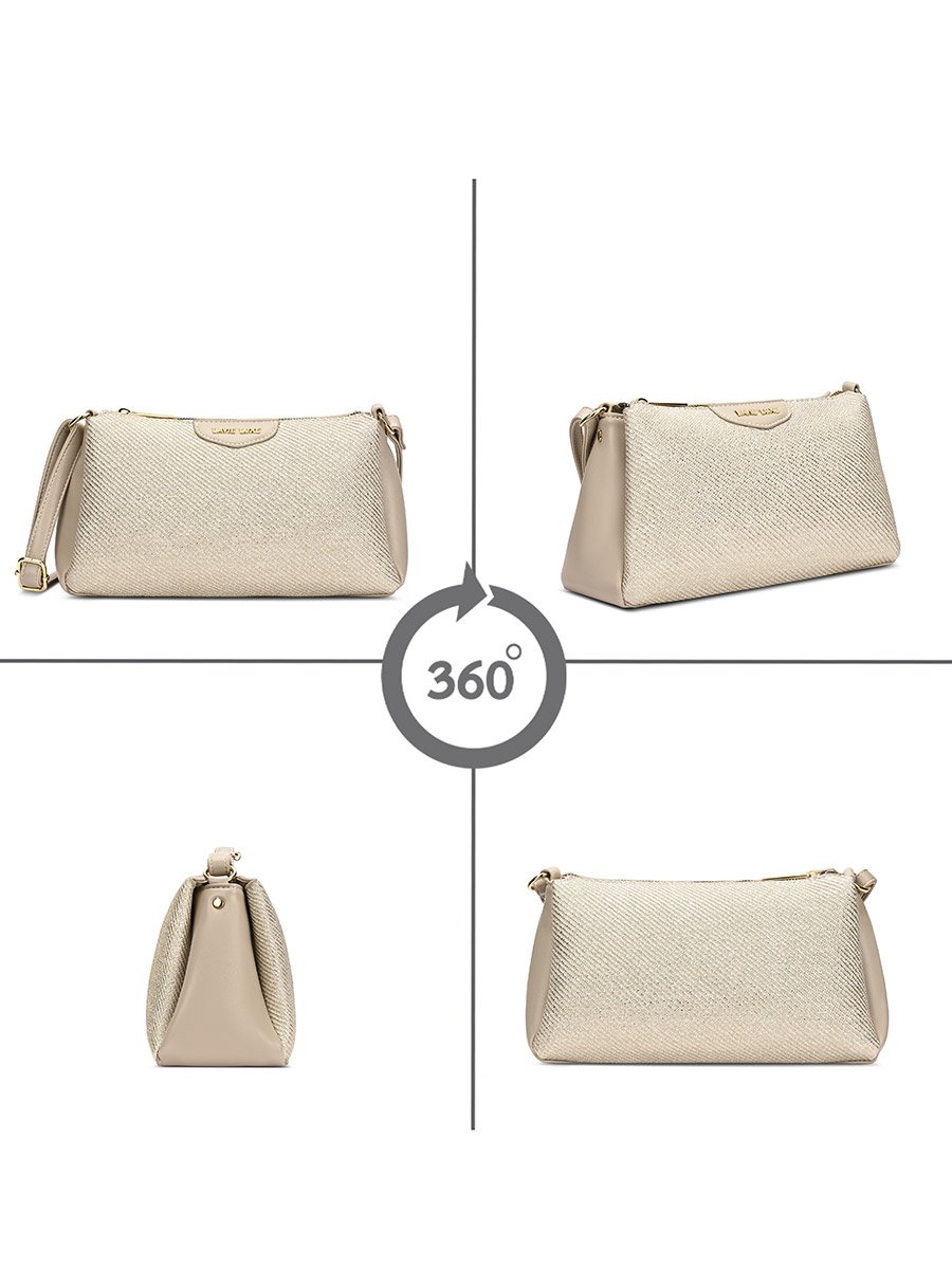 Glam Lizzy 3-Compartment Sling Bag