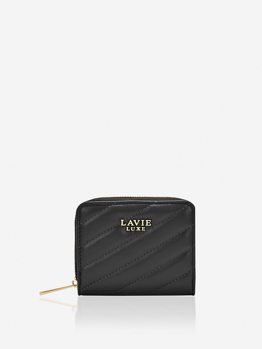 Diagonal Flap25 Zip Wallet