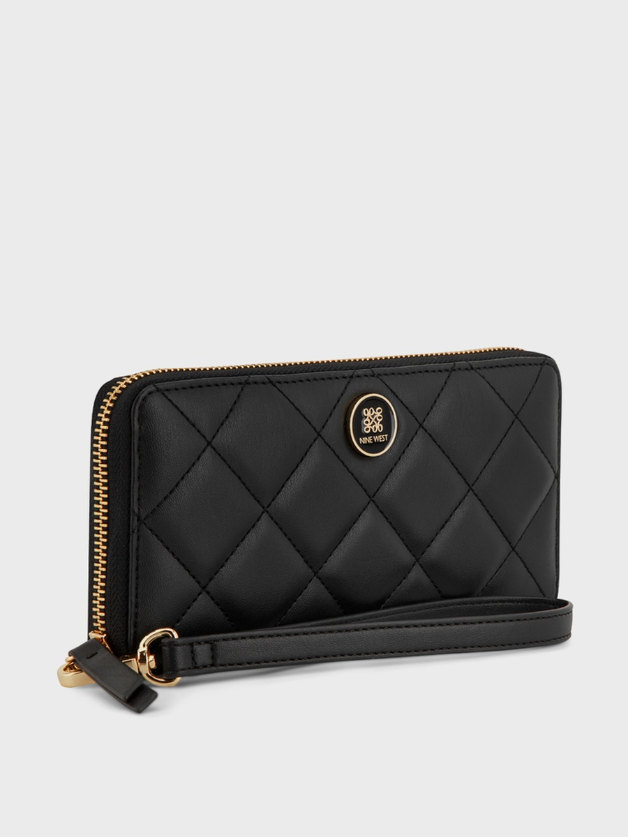 Haleema Quilted Wristlet Wallet