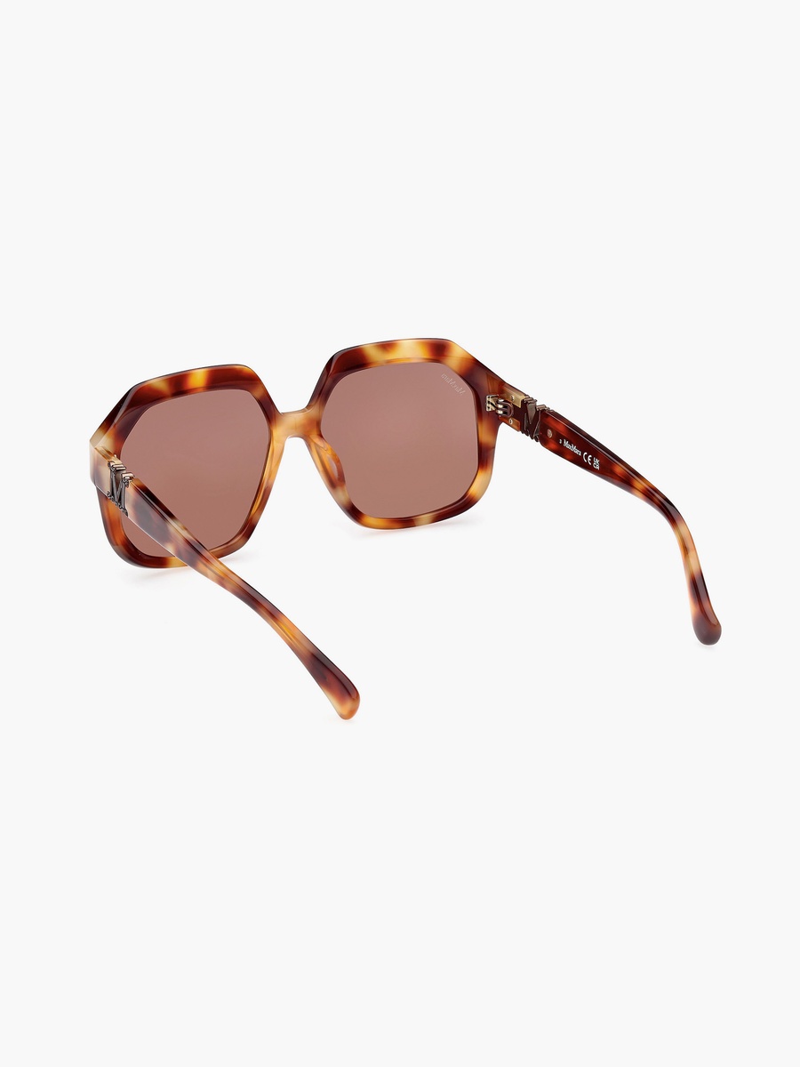 Women Brown Lens Square Sunglasses - MM005653E57