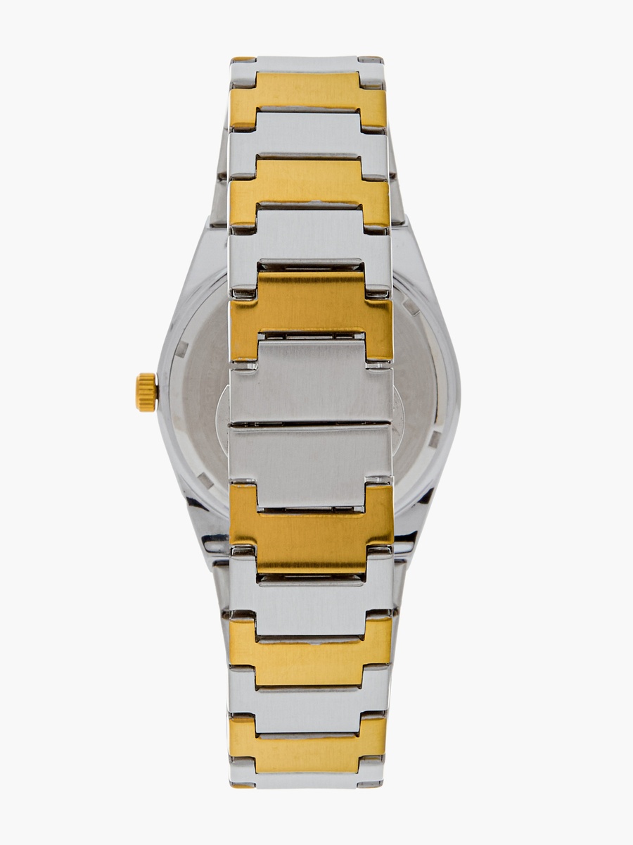 Men Gold and Silver Analog Wrist Watch 00ACB105N008