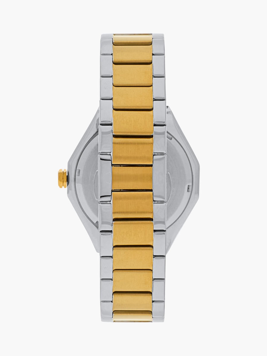 Men Gold and Silver Analog Wrist Watch 00BFD001N008