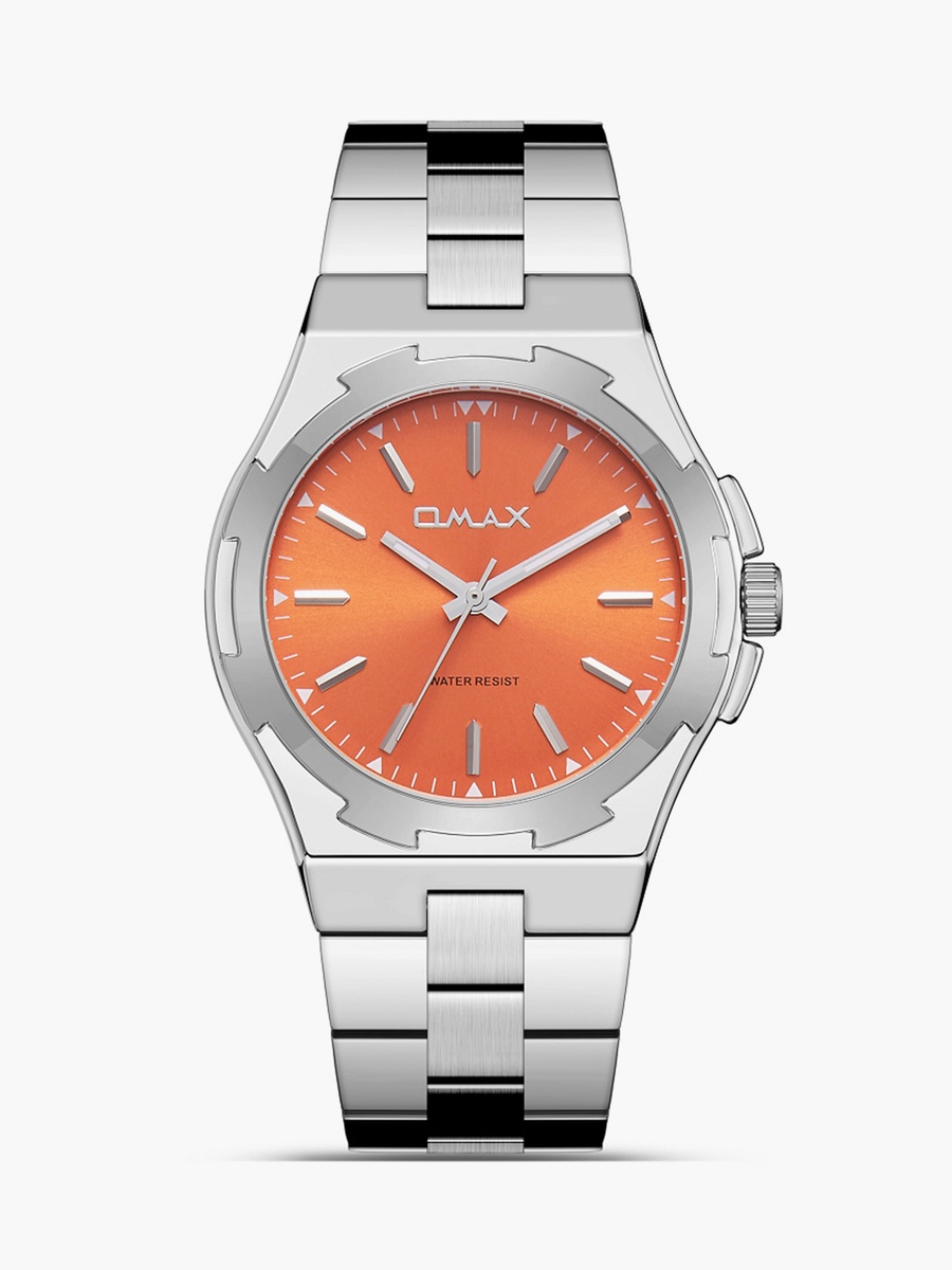 Men 40MM Silver Analog Metal Strap Watch SQ-AS001PO3I