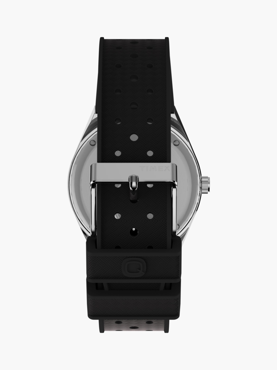 Men 38 MM Black Analog Silicone Watch TW2V32000