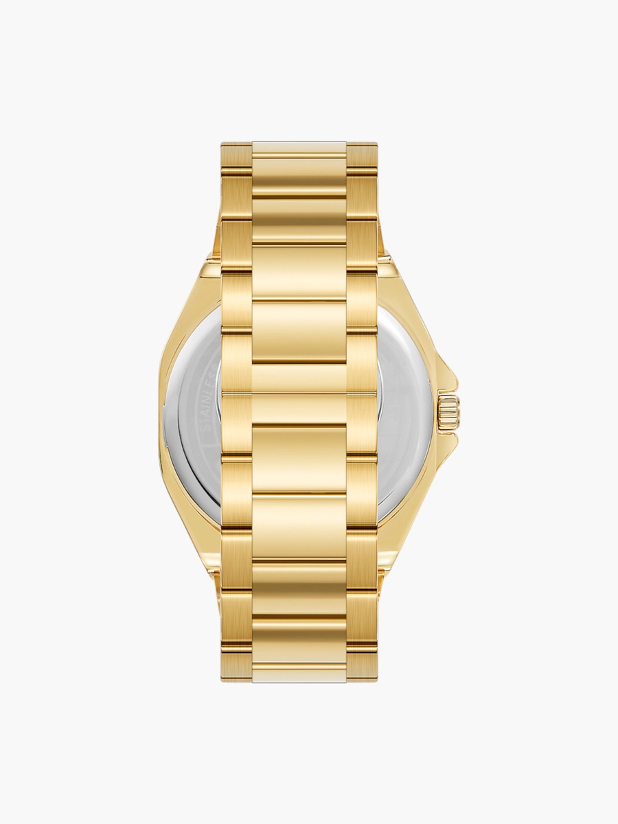 Men Gold Tone Analog Watch