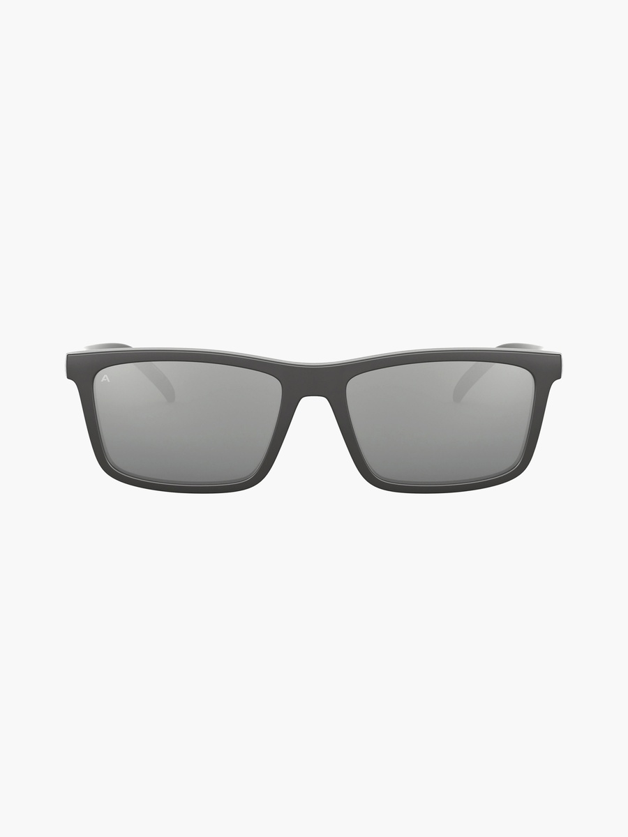 Men Grey Lens Rectangle Sunglasses