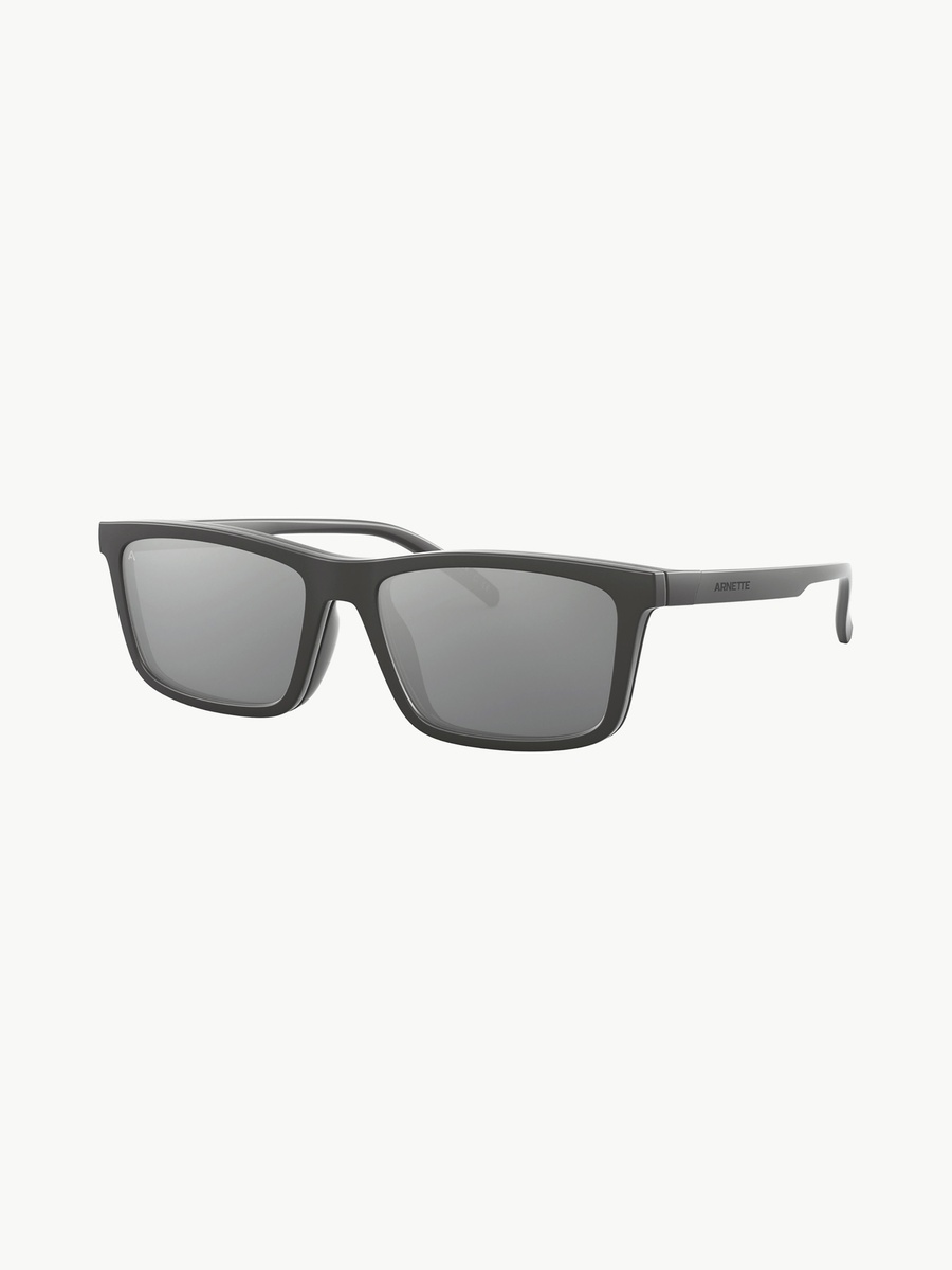 Men Grey Lens Rectangle Sunglasses