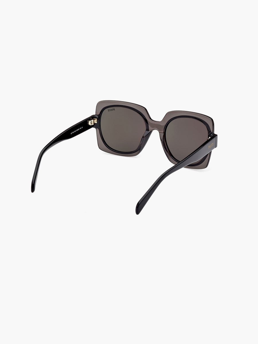 55MM Smoke Oval Sunglasses EP019905A55