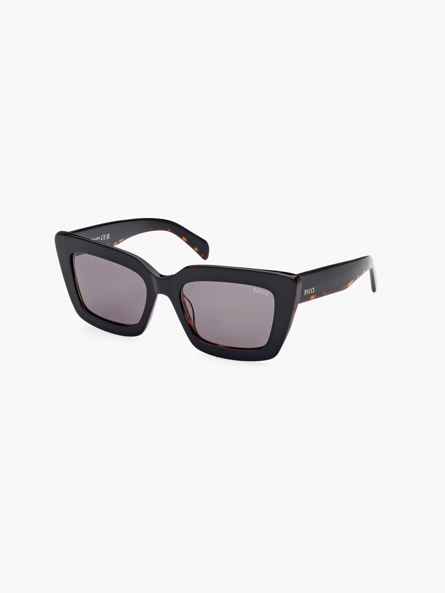54MM Smoke Square Sunglasses EP020201A54