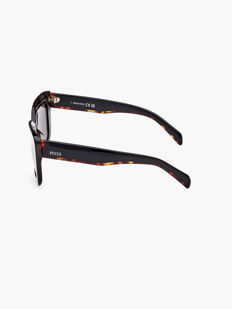 54MM Smoke Square Sunglasses EP020201A54