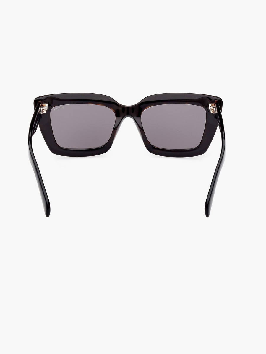 54MM Smoke Square Sunglasses EP020201A54