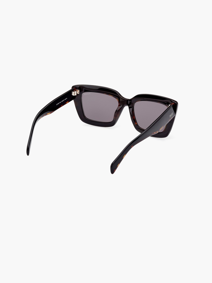 54MM Smoke Square Sunglasses EP020201A54