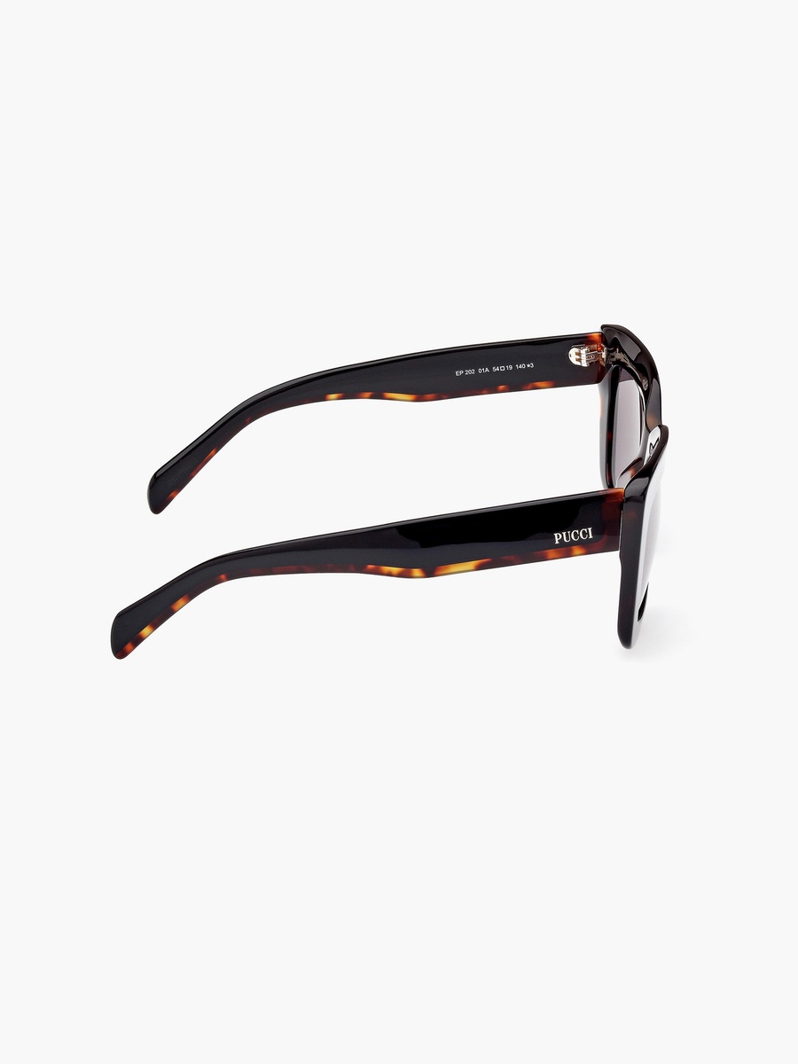 54MM Smoke Square Sunglasses EP020201A54