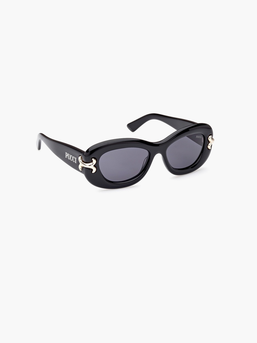 52MM Smoke Rectangle Sunglasses EP021001A52