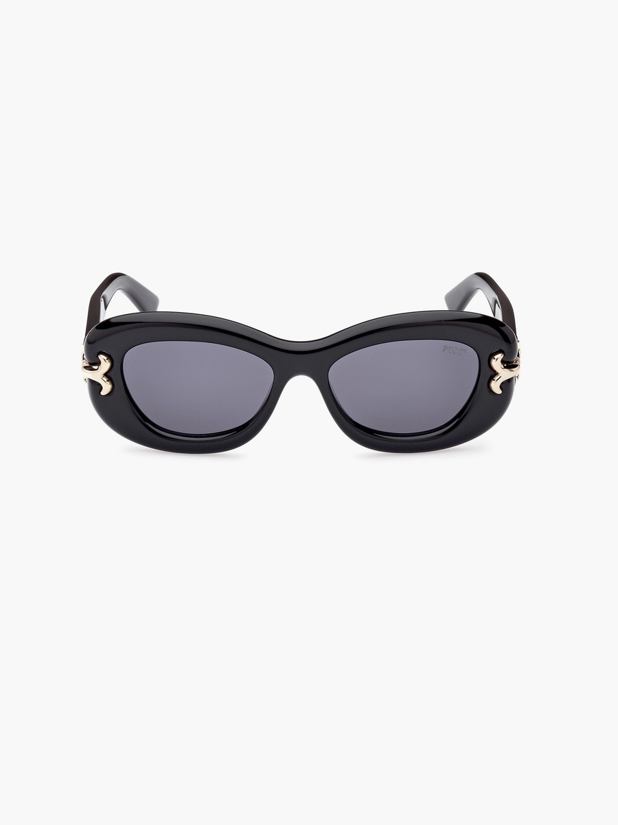 52MM Smoke Rectangle Sunglasses EP021001A52