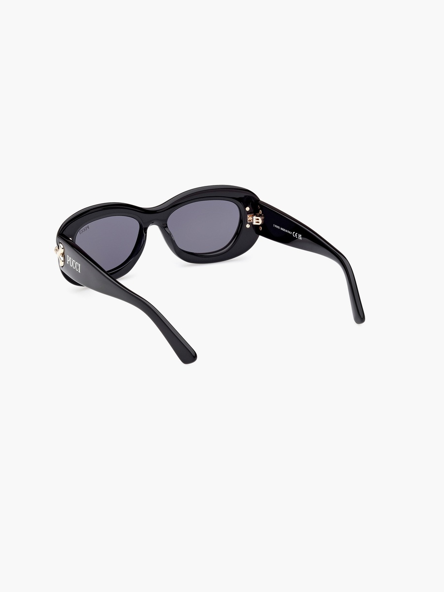 52MM Smoke Rectangle Sunglasses EP021001A52