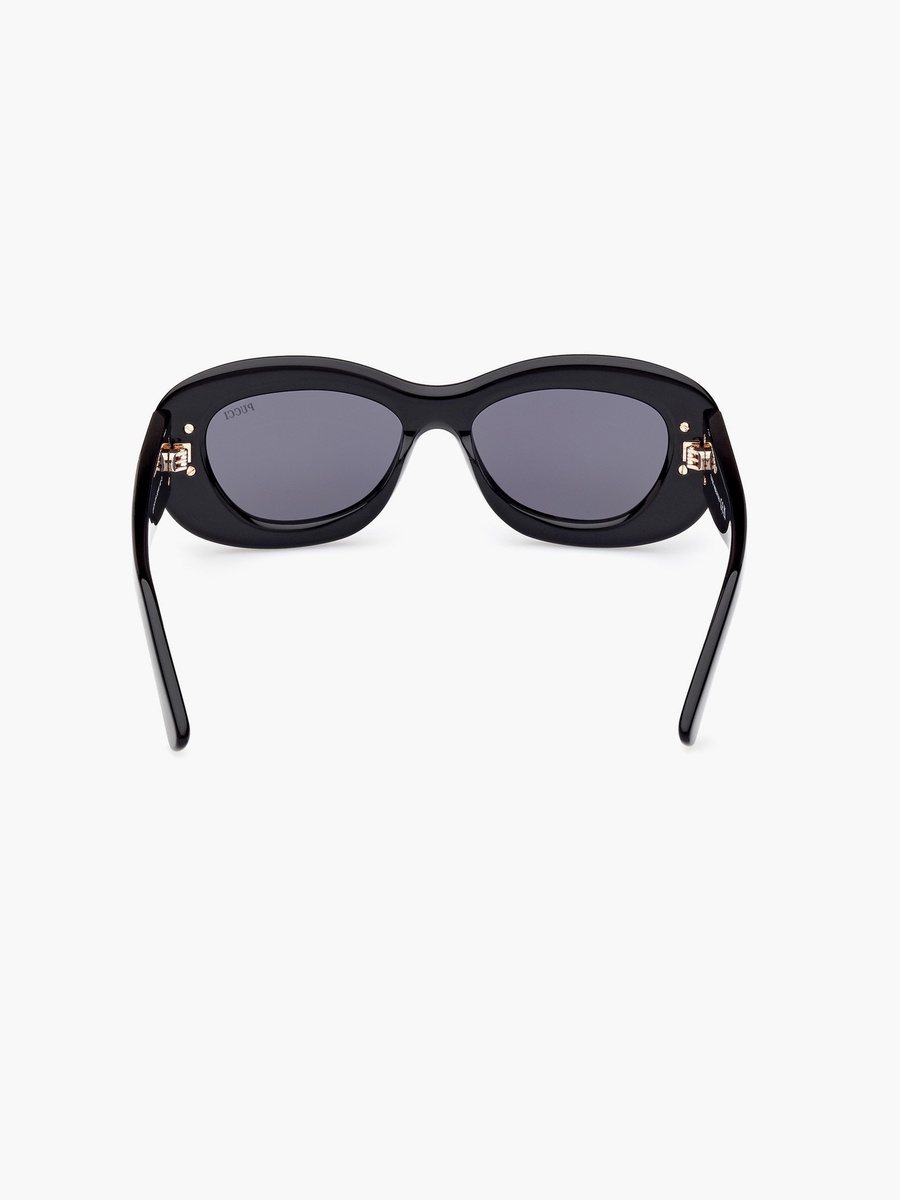52MM Smoke Rectangle Sunglasses EP021001A52