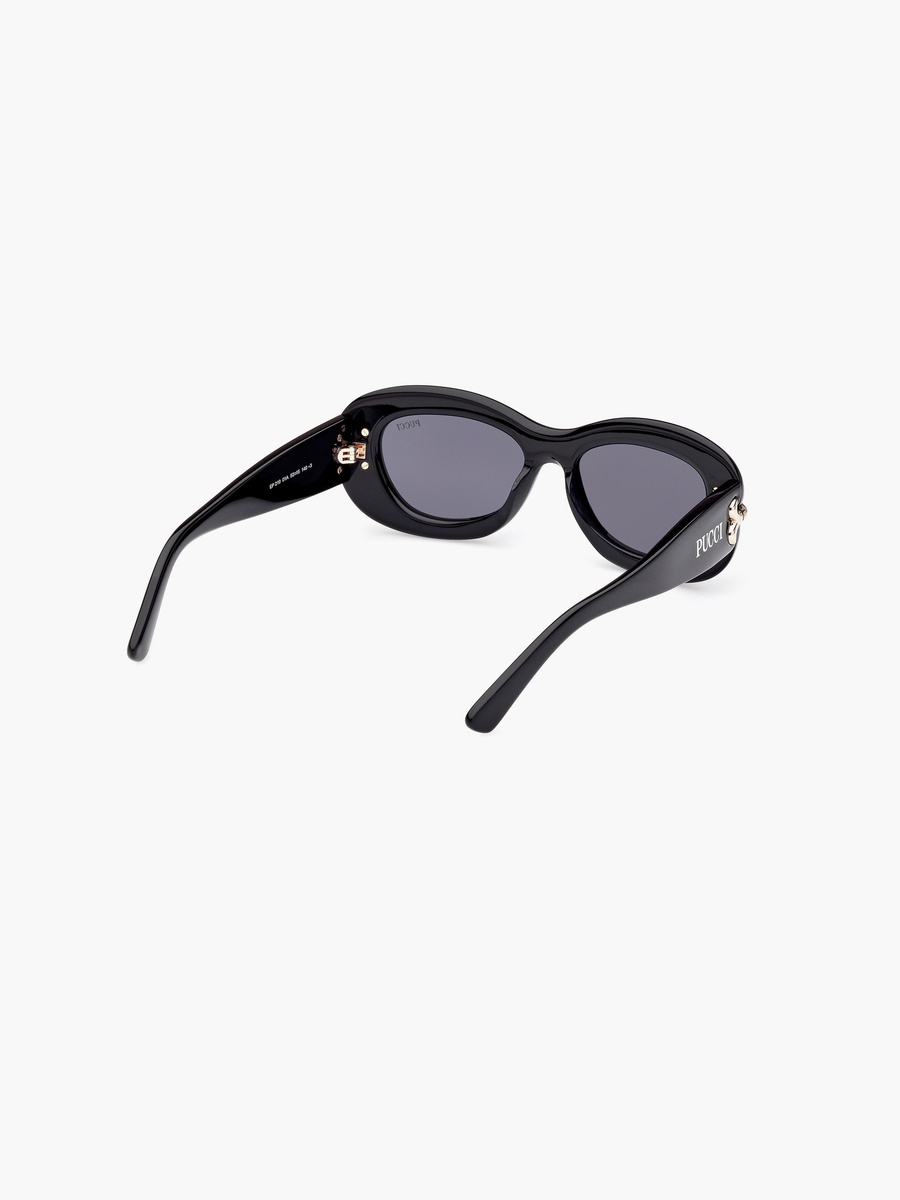 52MM Smoke Rectangle Sunglasses EP021001A52