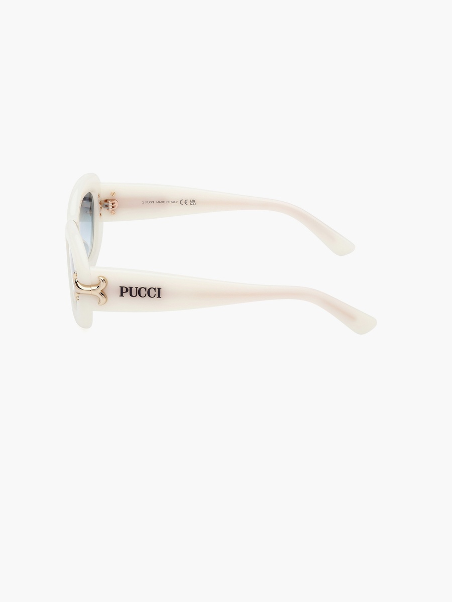 52MM Gradient Blue Rectangle Sunglasses EP021021W52