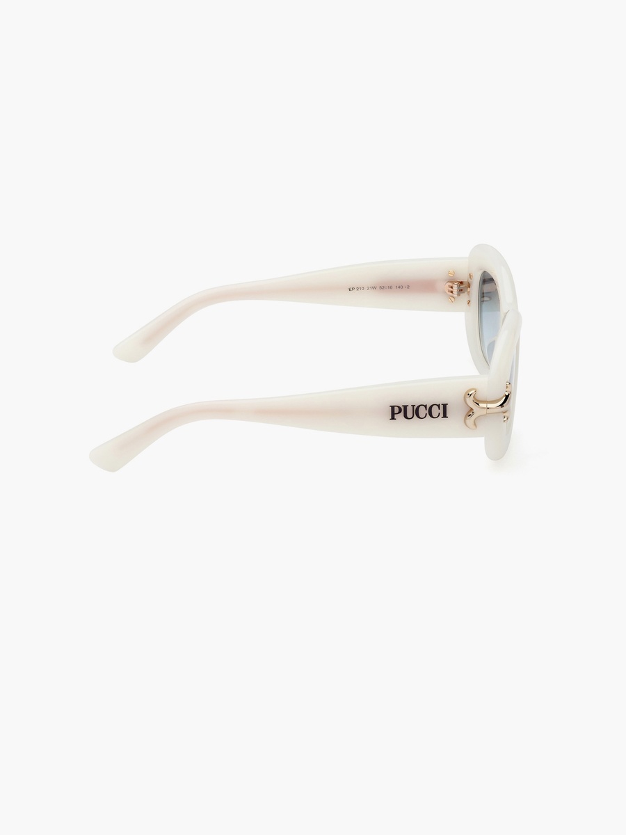 52MM Gradient Blue Rectangle Sunglasses EP021021W52