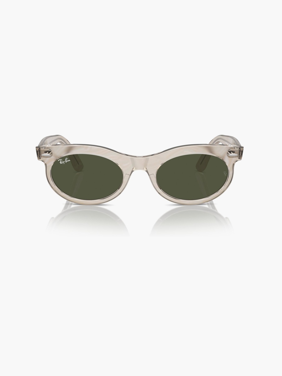 53MM Green Wayfarer Oval Sunglasses - 0RB2242