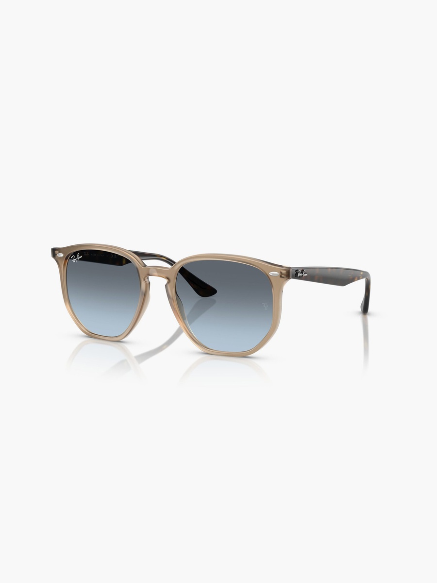 54MM Blue Geometric Sunglasses - 0RB4306