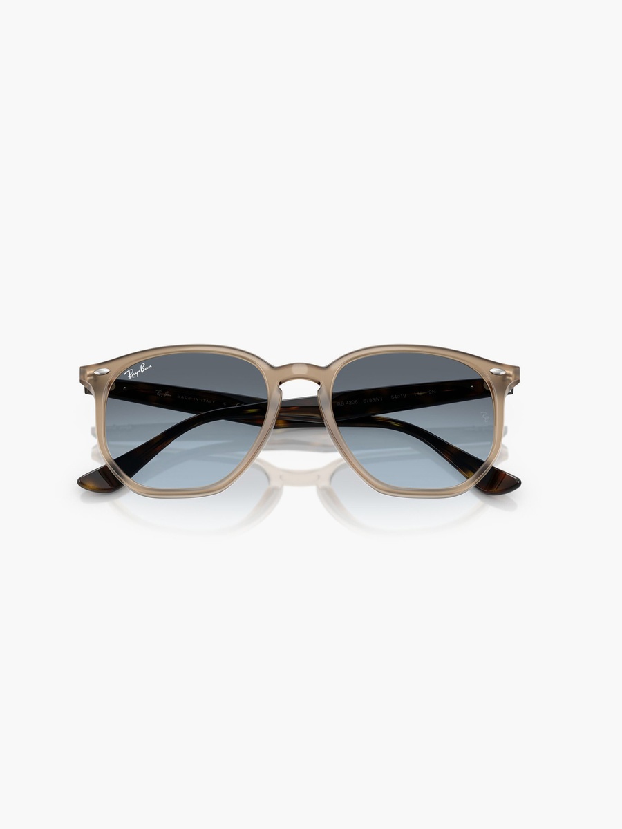 54MM Blue Geometric Sunglasses - 0RB4306