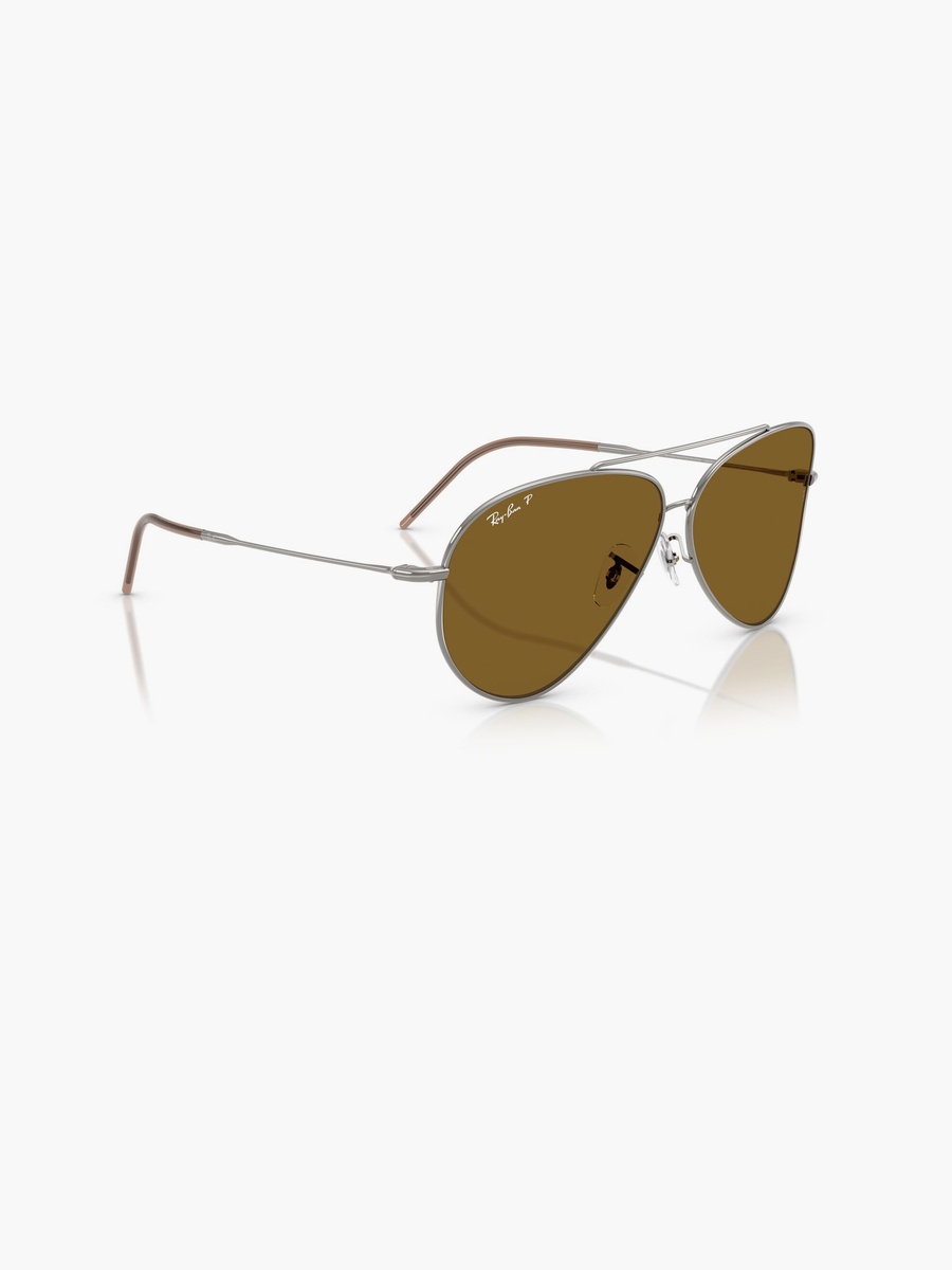 Polarized 59MM Brown Aviator Sunglasses - 0RBR0101S