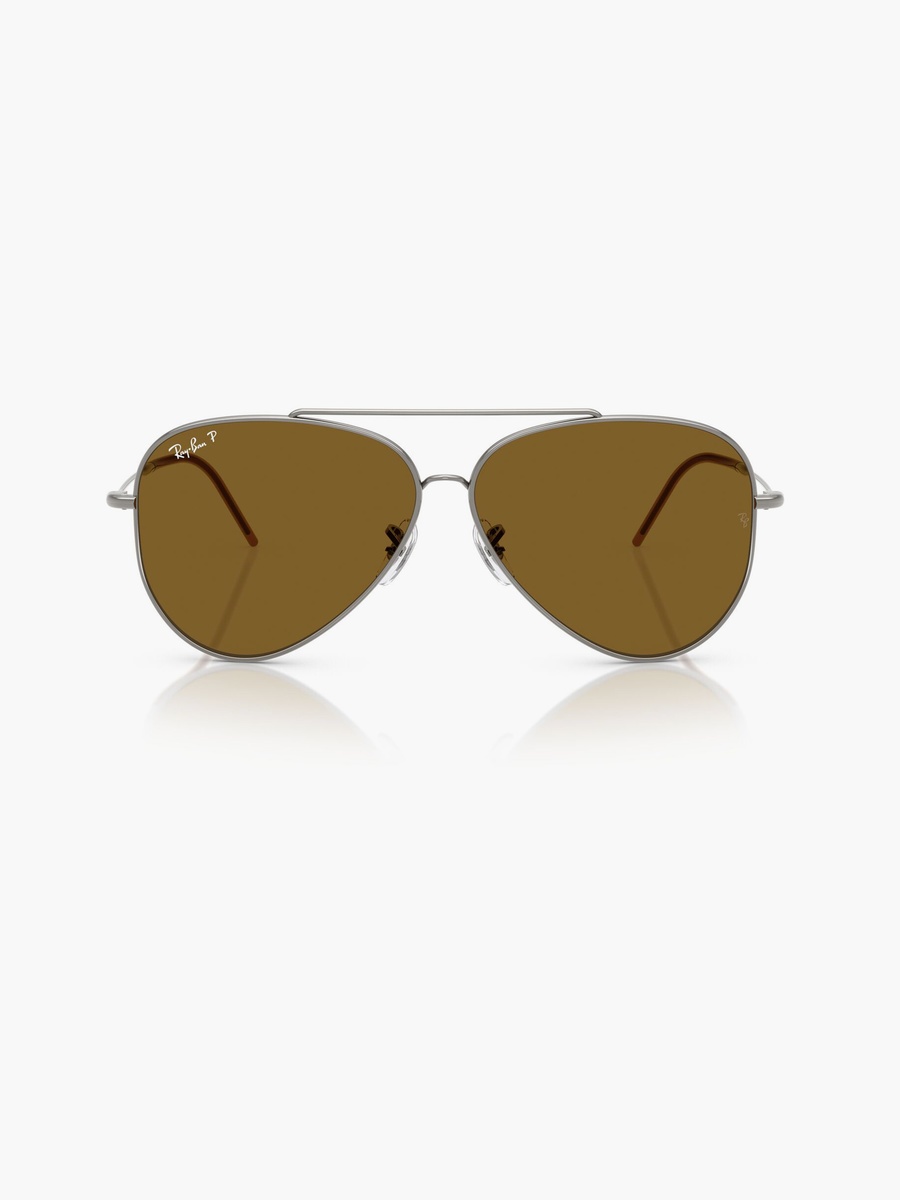 Polarized 59MM Brown Aviator Sunglasses - 0RBR0101S