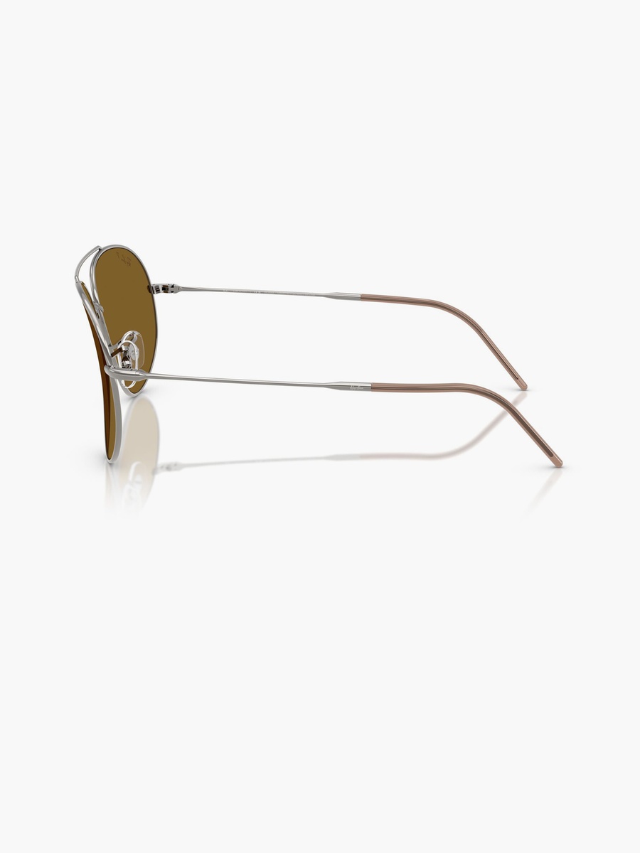 Polarized 59MM Brown Aviator Sunglasses - 0RBR0101S