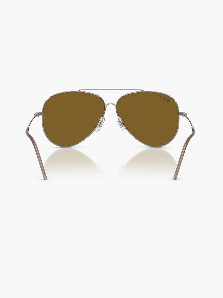 Polarized 59MM Brown Aviator Sunglasses - 0RBR0101S