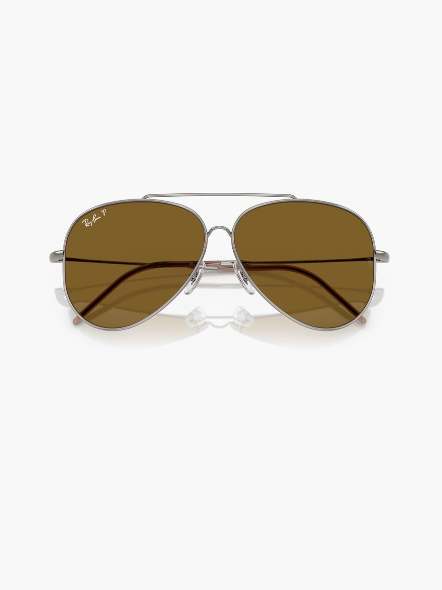 Polarized 59MM Brown Aviator Sunglasses - 0RBR0101S