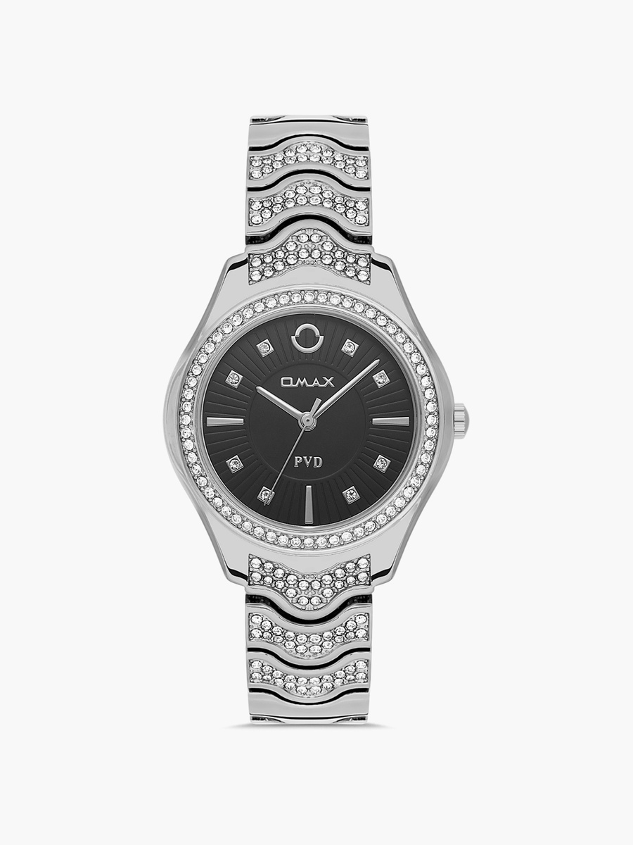 Women Silver Analog Stainless Steel Strap Watch 00JSS024I002 36 MM