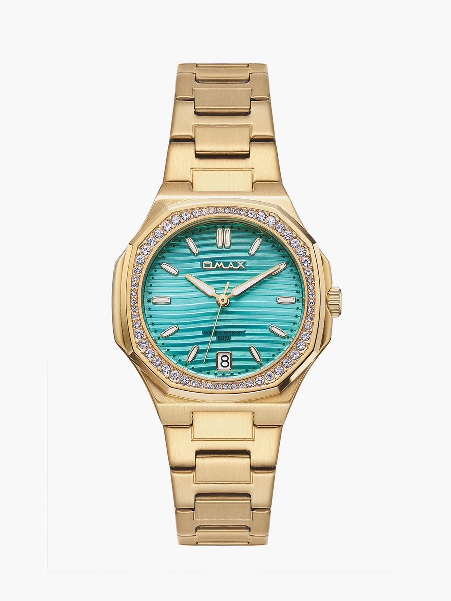 Women 42MM Gold Analog Metal Strap Watch 00BFD006D004