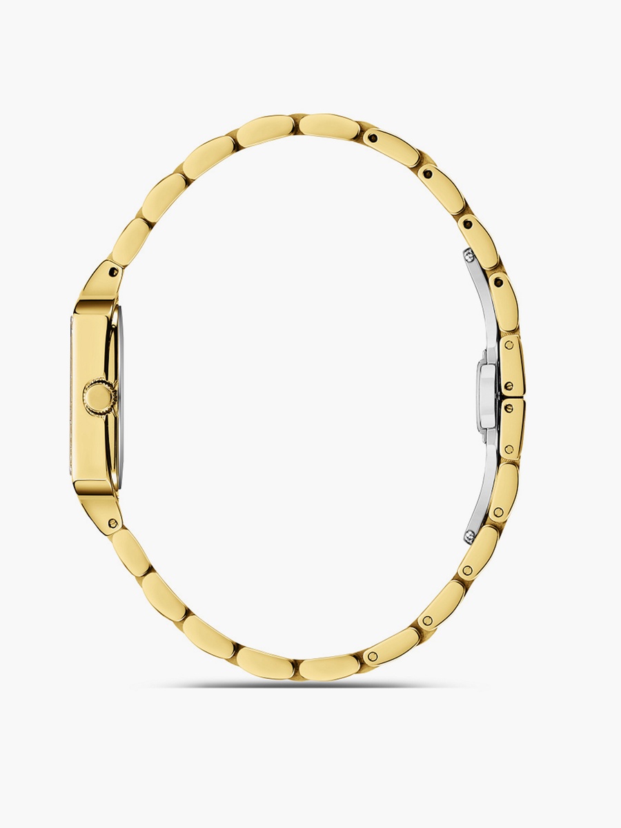 Women 28MM Gold Analog Metal Strap Watch SQ-BS002GD1R