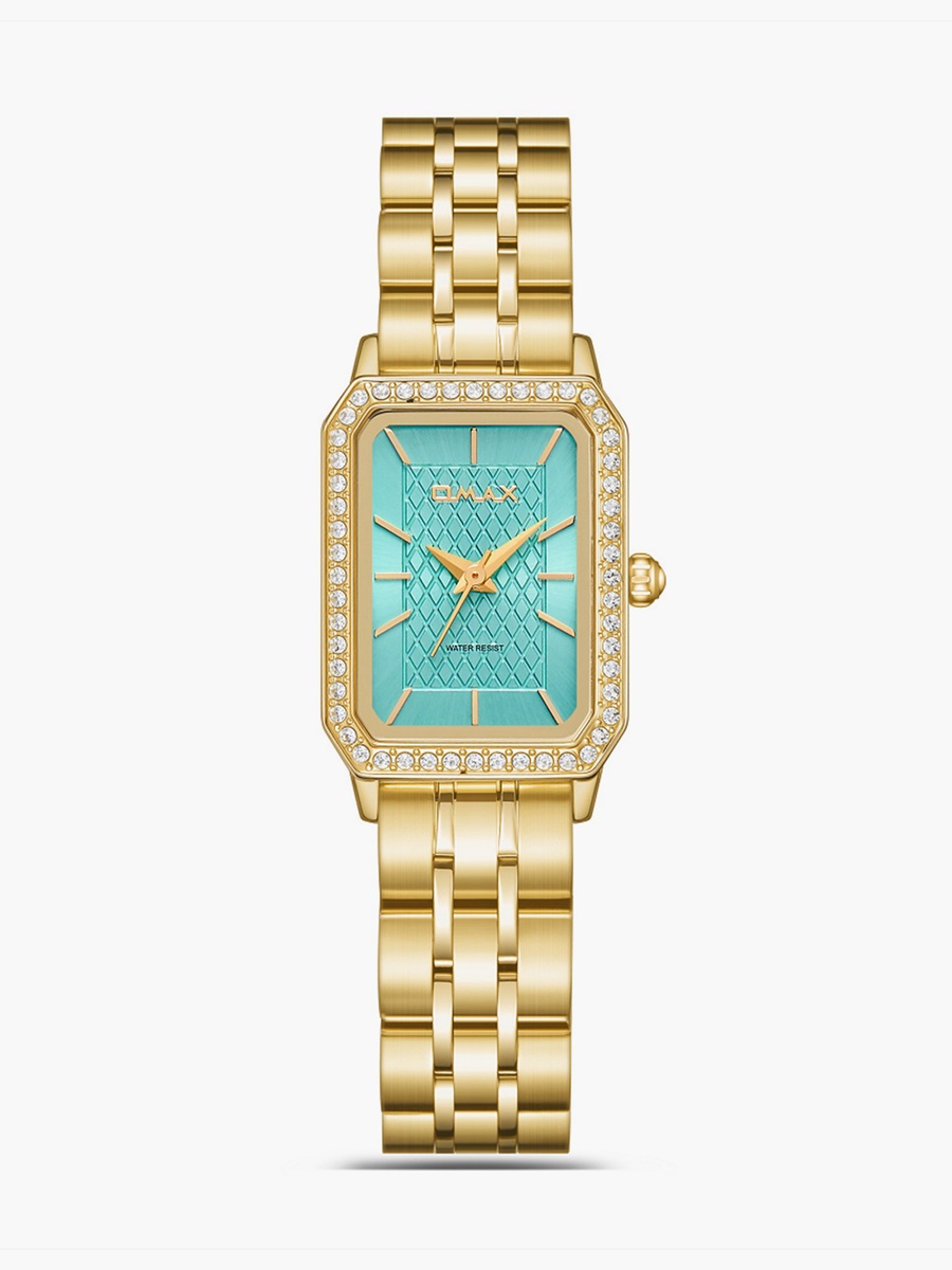 Women 30MM Gold Analog Metal Strap Watch SQ-BS004GT1I
