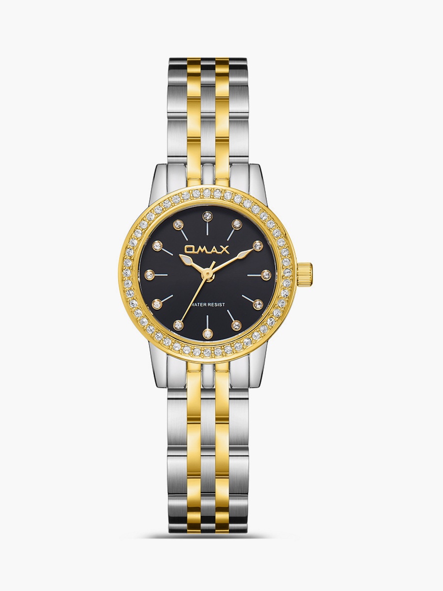 Women 26MM Dual Tone Analog Metal Strap Watch SQ-BS006T2IS