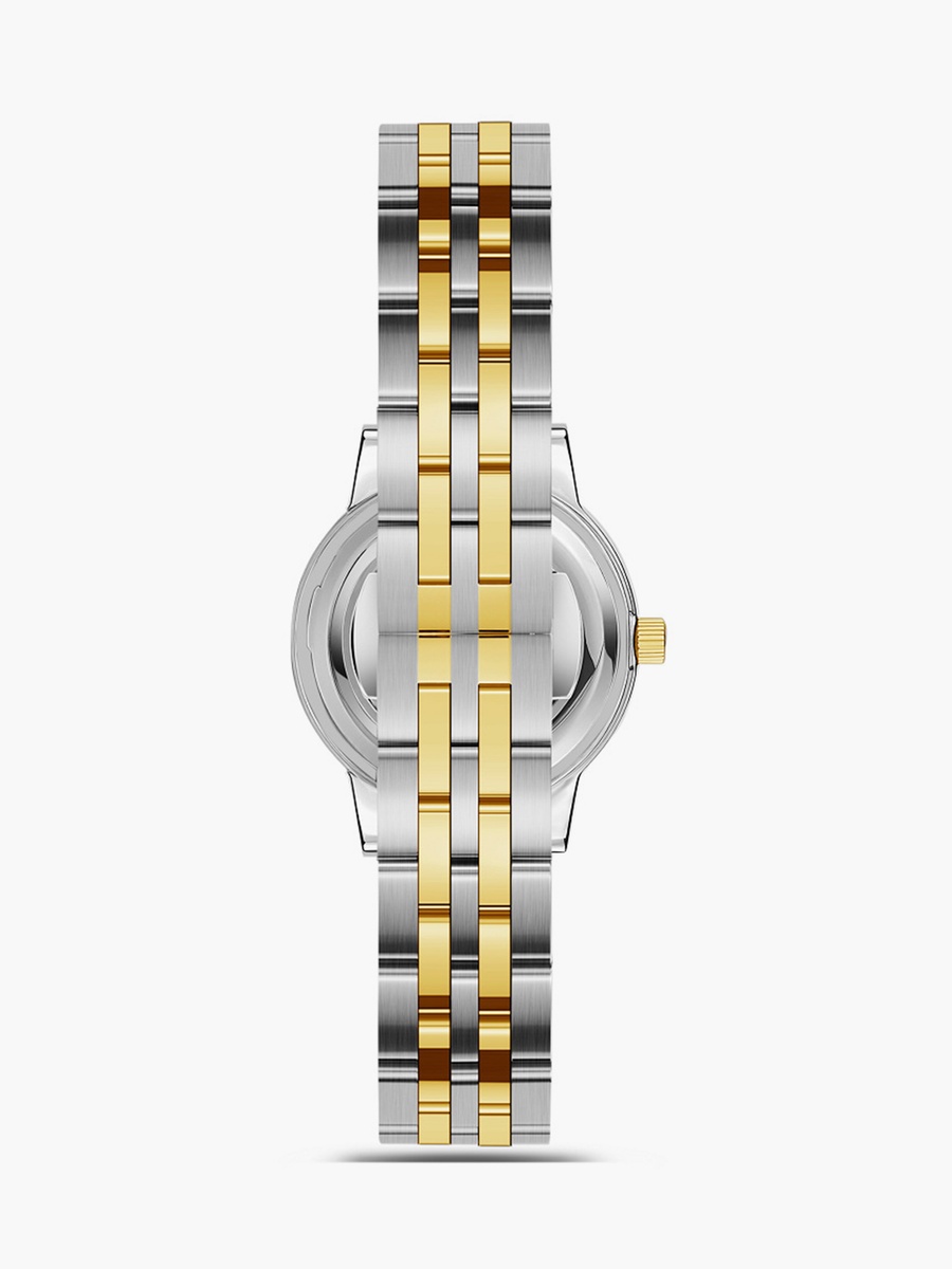 Women 26MM Dual Tone Analog Metal Strap Watch SQ-BS006T2IS