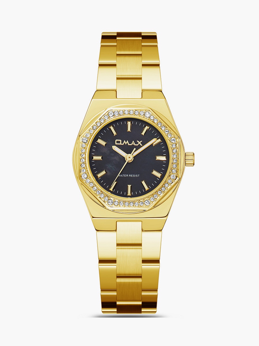 Women 28MM Gold Analog Metal Strap Watch SQ-BS008G21I