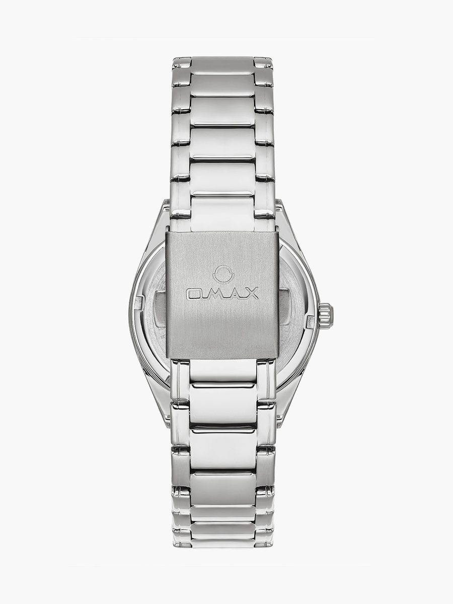 Women 36MM Silver Analog Metal Strap Watch 00JAS016I014