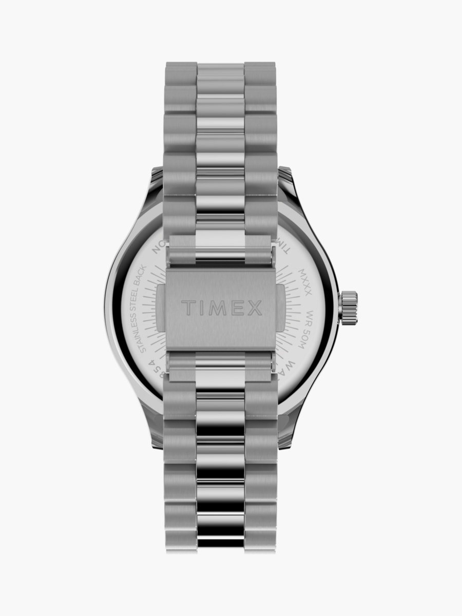 Women 34 MM Silver Analog Stainless Steel Watch TW2W85300