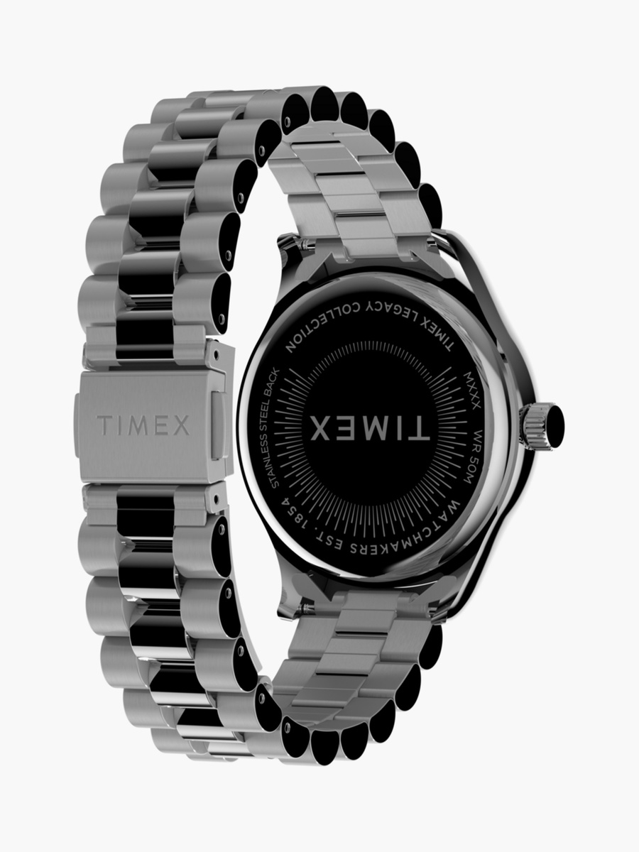 Women 34 MM Silver Analog Stainless Steel Watch TW2W85300