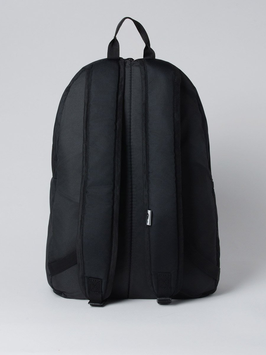Black Logo Print Backpack