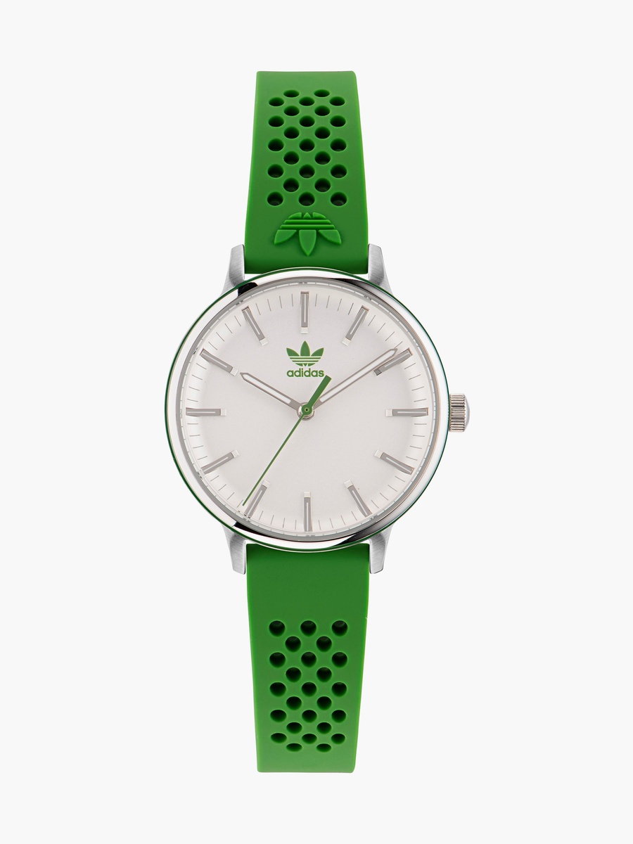 Green Analog Silicone Strap Watch - AOSY23028